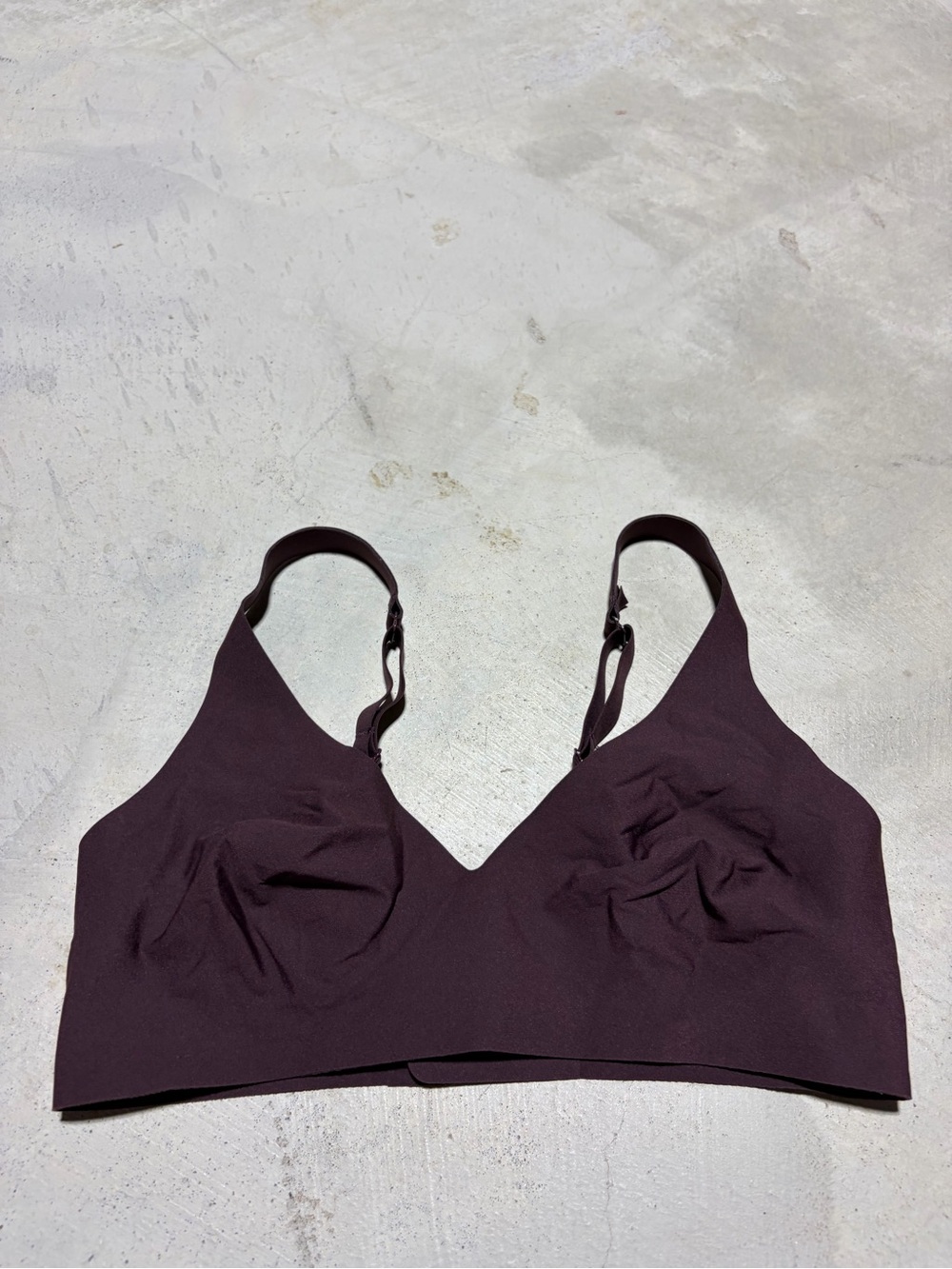 Bombas Seamless Bra burgundy small
